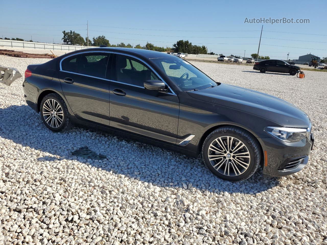 2020 Bmw 530 I Gray vin: WBAJR3C05LCE00520