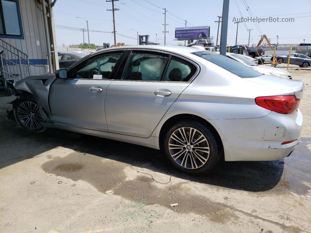 2020 Bmw 530 I White vin: WBAJR3C05LWW65417