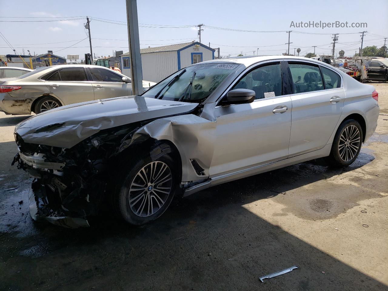 2020 Bmw 530 I White vin: WBAJR3C05LWW65417