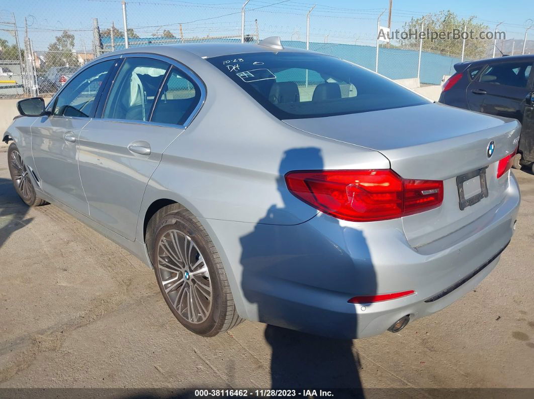 2020 Bmw 5 Series 530i Silver vin: WBAJR3C06LWW74806