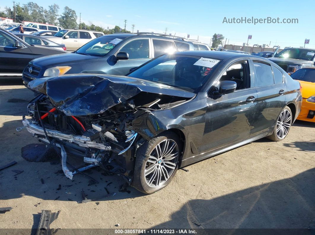 2020 Bmw 5 Series 530i Black vin: WBAJR3C06LWW76605