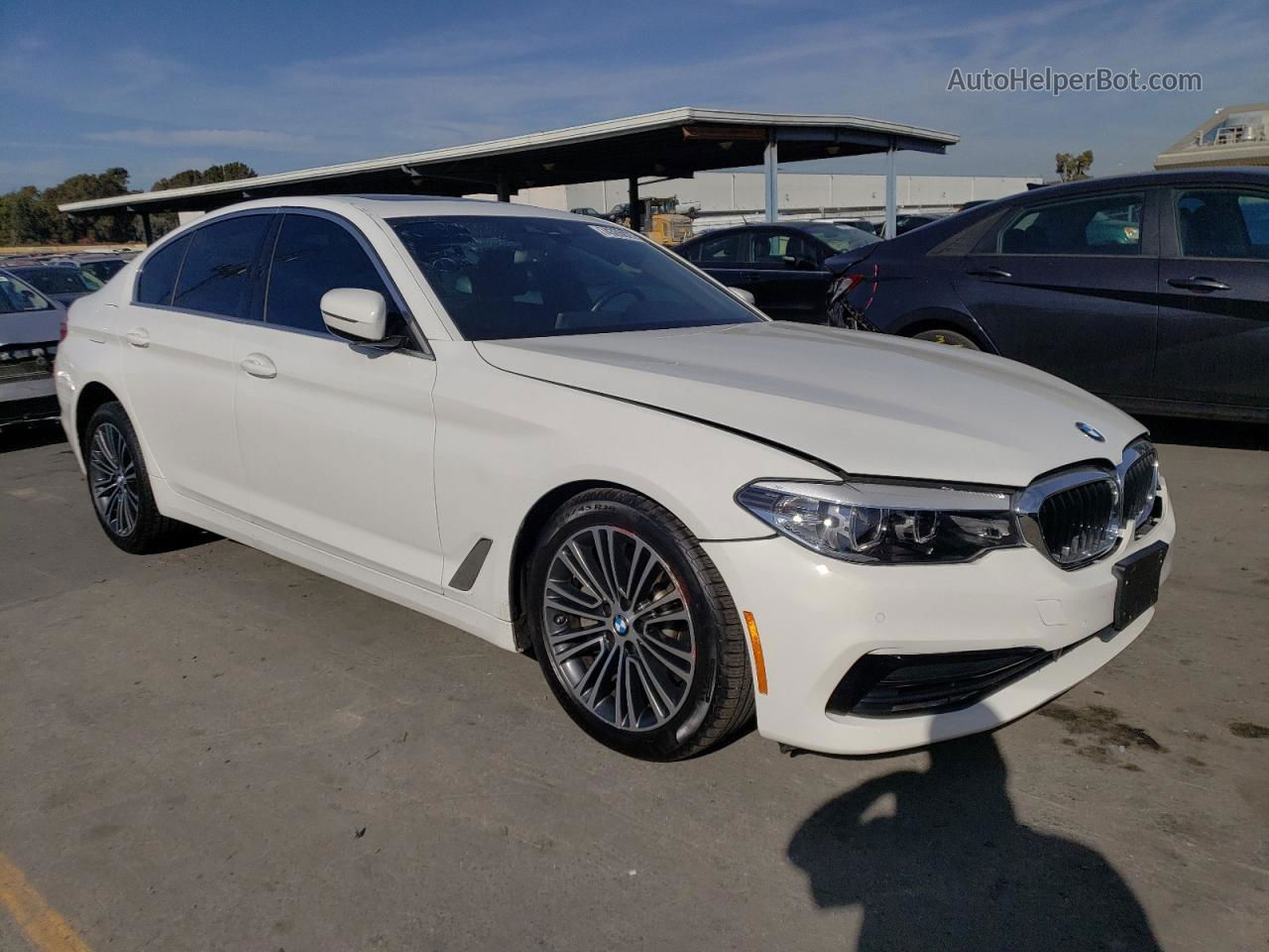 2020 Bmw 530 I White vin: WBAJR3C09LWW60804