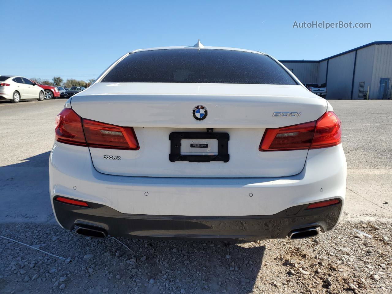 2020 Bmw 530 I White vin: WBAJR3C0XLWW83783