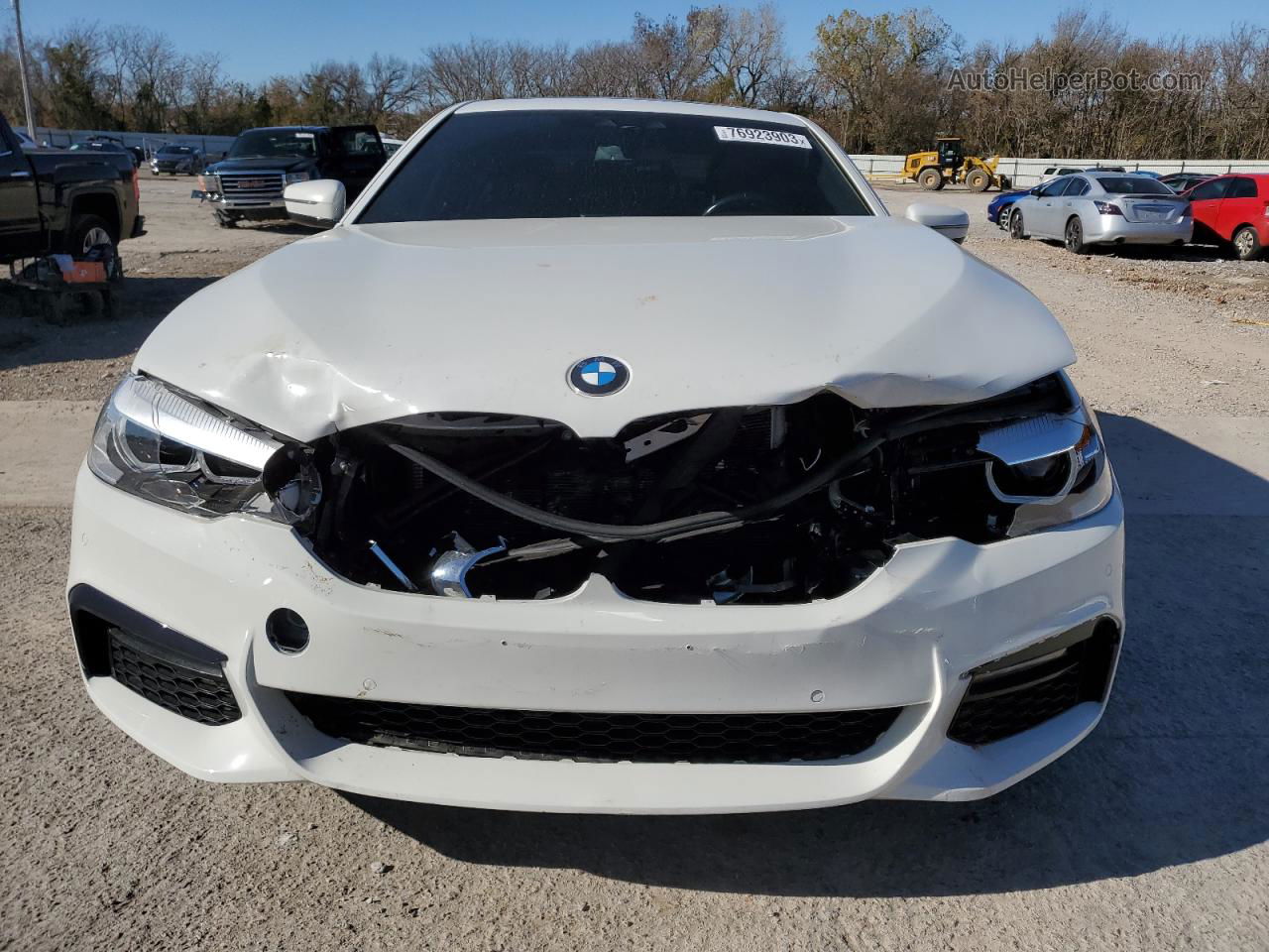 2020 Bmw 530 I White vin: WBAJR3C0XLWW83783