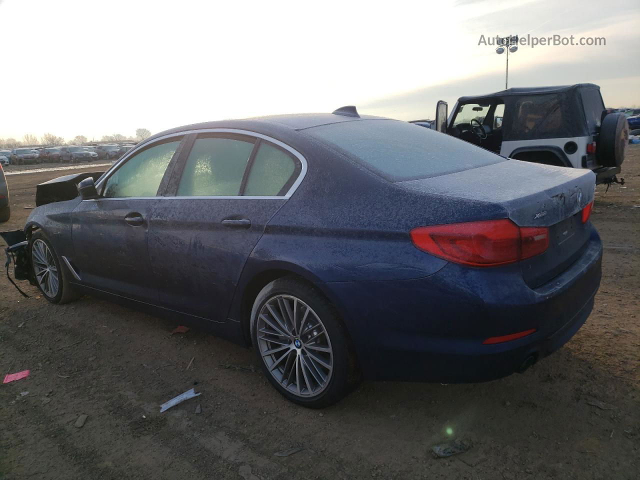 2020 Bmw 530 Xi Blue vin: WBAJR7C00LCE19418