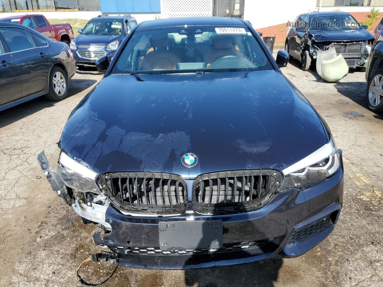 2020 Bmw 530 Xi Blue vin: WBAJR7C00LWW66241