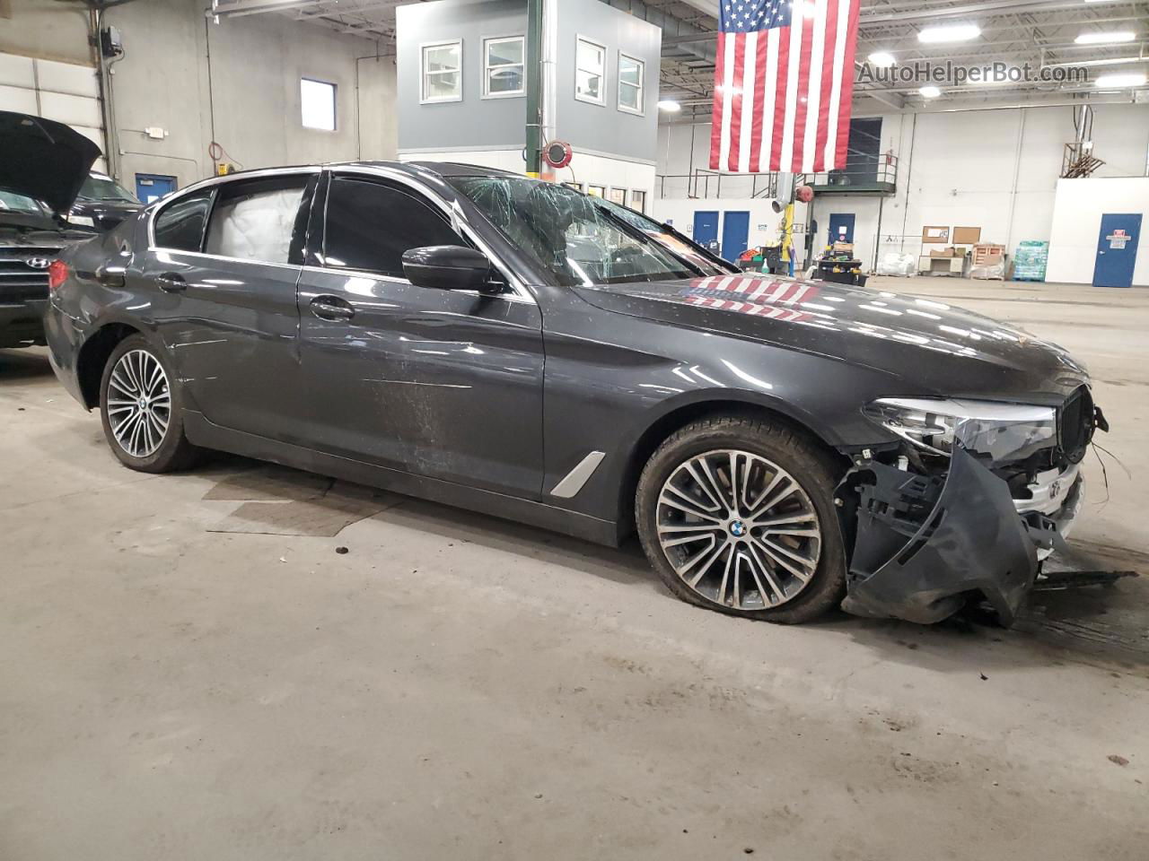 2020 Bmw 530 Xi Charcoal vin: WBAJR7C01LWW77152