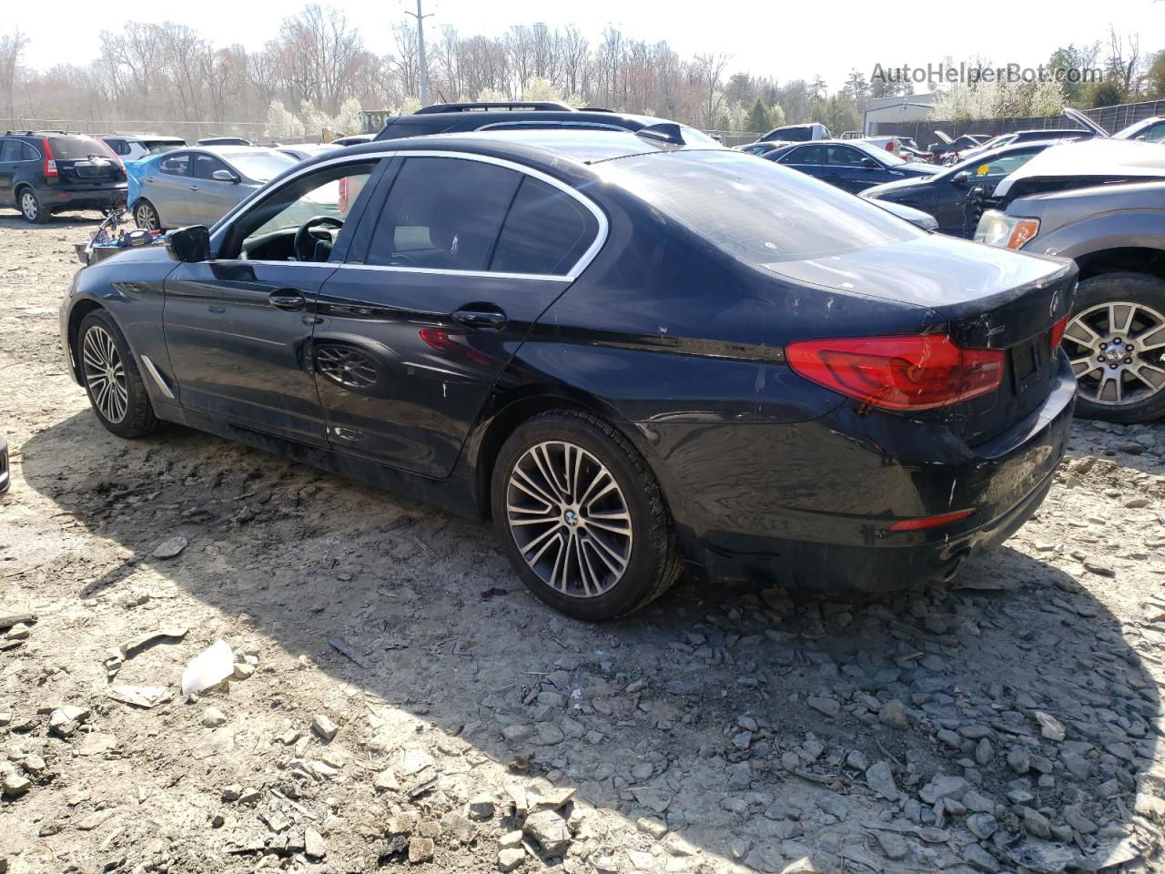 2020 Bmw 530 Xi Black vin: WBAJR7C02LCD10149