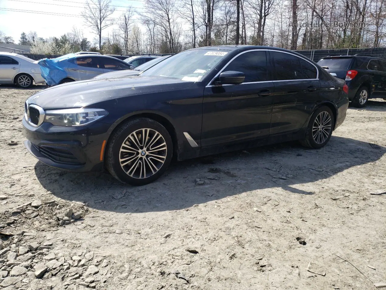 2020 Bmw 530 Xi Black vin: WBAJR7C02LCD10149