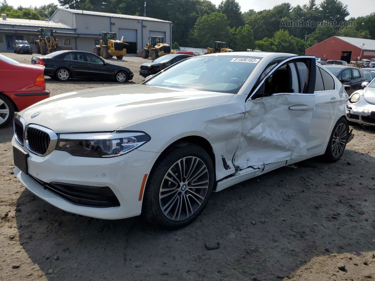 2020 Bmw 530 Xi White vin: WBAJR7C02LCE51867