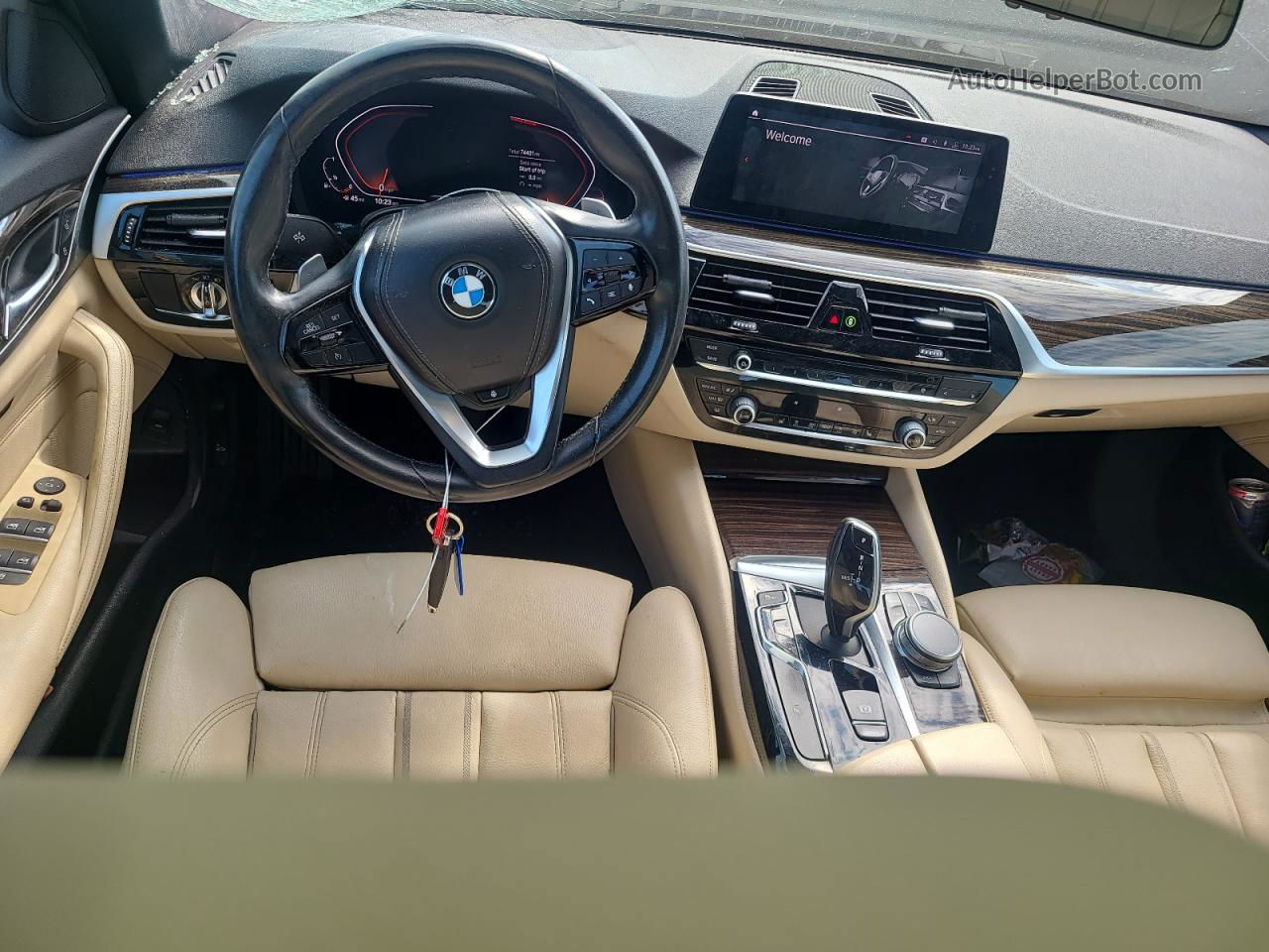 2020 Bmw 530 Xi Black vin: WBAJR7C03LCD12010