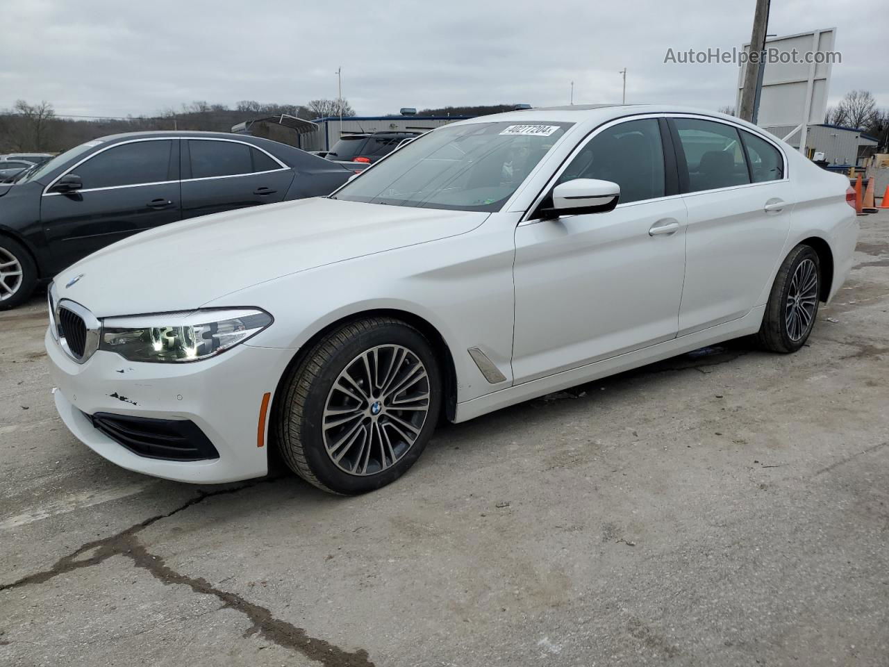 2020 Bmw 530 Xi White vin: WBAJR7C03LCE34124