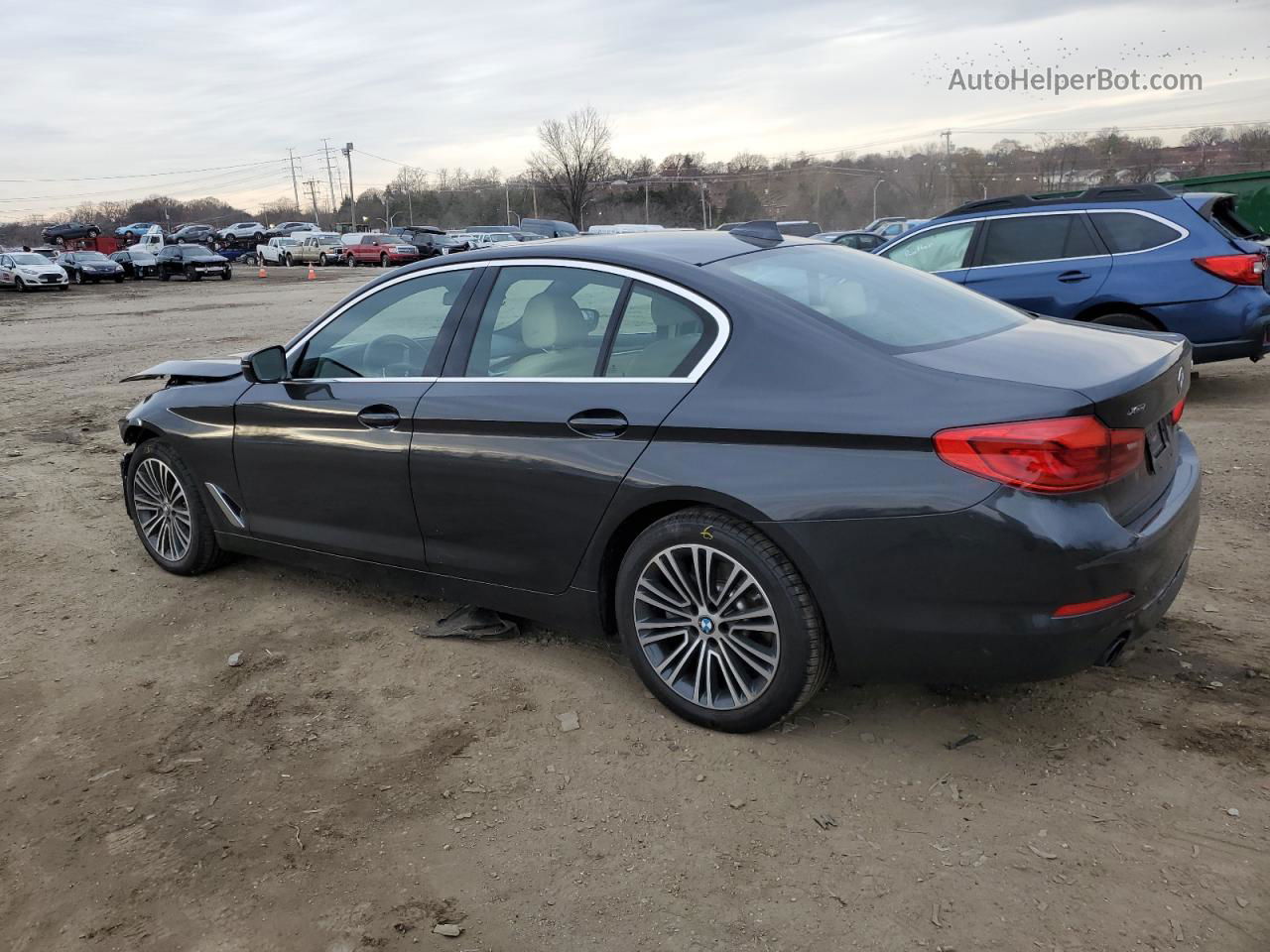 2020 Bmw 530 Xi Gray vin: WBAJR7C04LCD50538