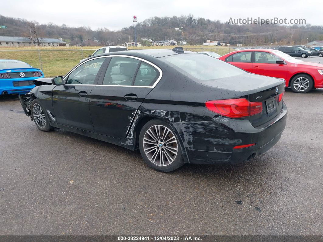 2020 Bmw 5 Series 530i Xdrive Black vin: WBAJR7C06LWW64851