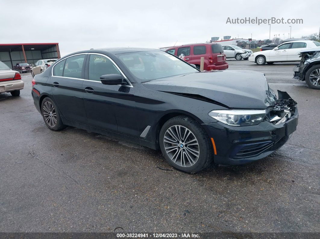 2020 Bmw 5 Series 530i Xdrive Black vin: WBAJR7C06LWW64851