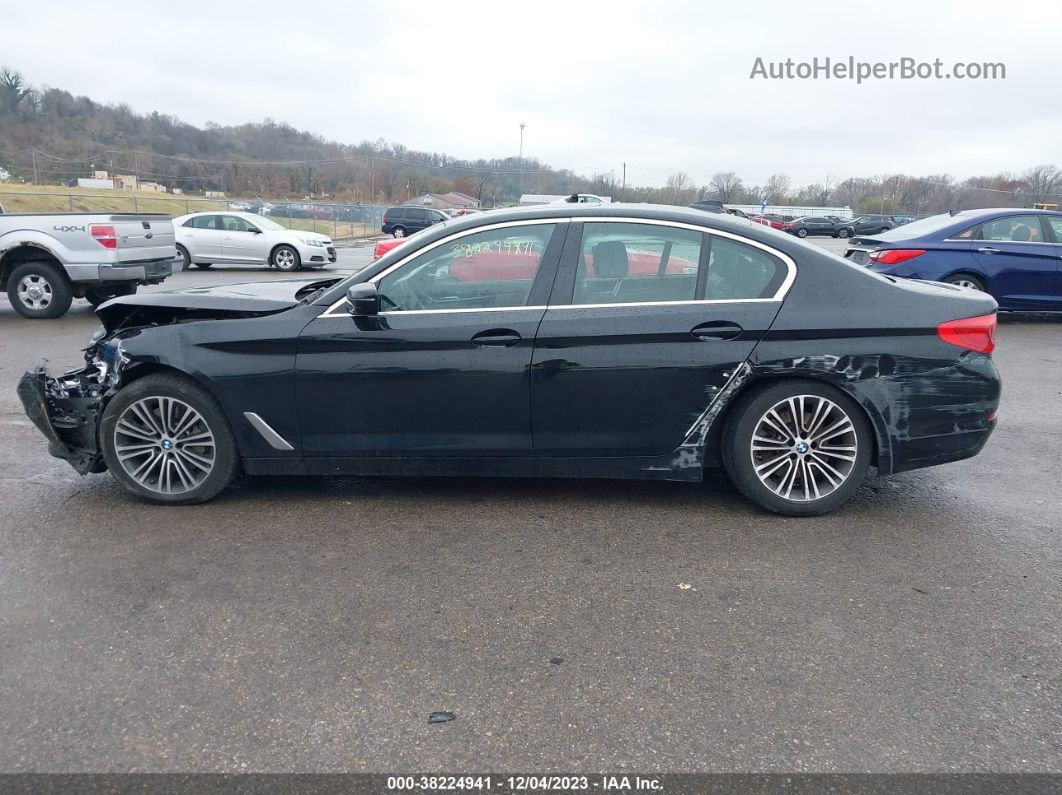 2020 Bmw 5 Series 530i Xdrive Black vin: WBAJR7C06LWW64851