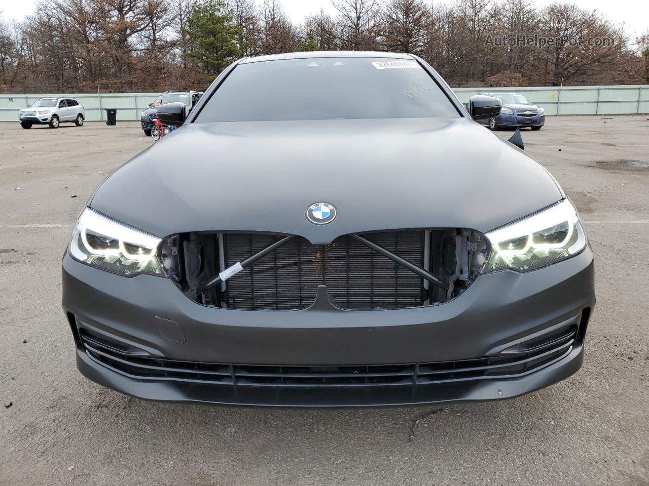 2020 Bmw 530 Xi Black vin: WBAJR7C06LWW66583