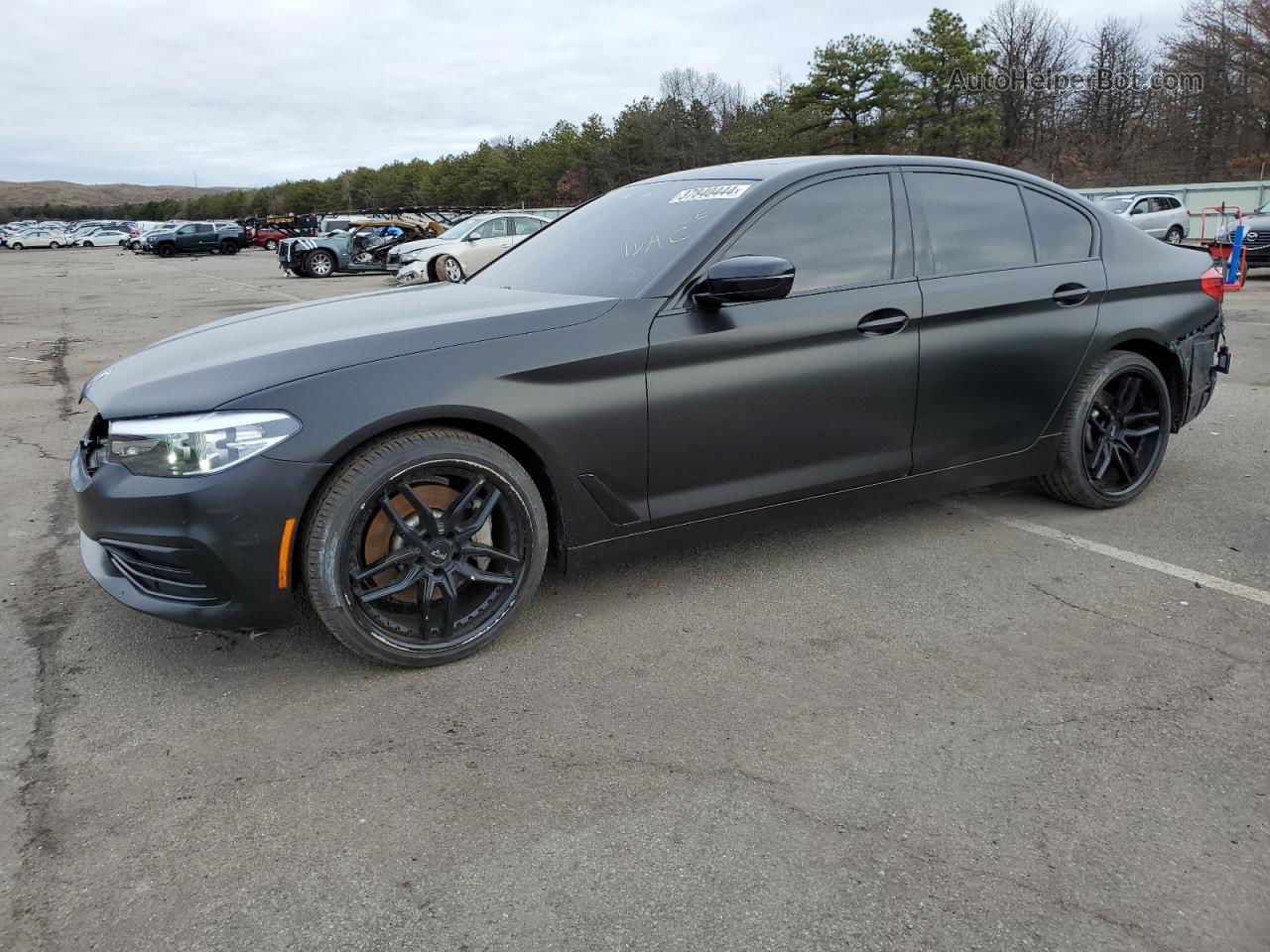 2020 Bmw 530 Xi Black vin: WBAJR7C06LWW66583