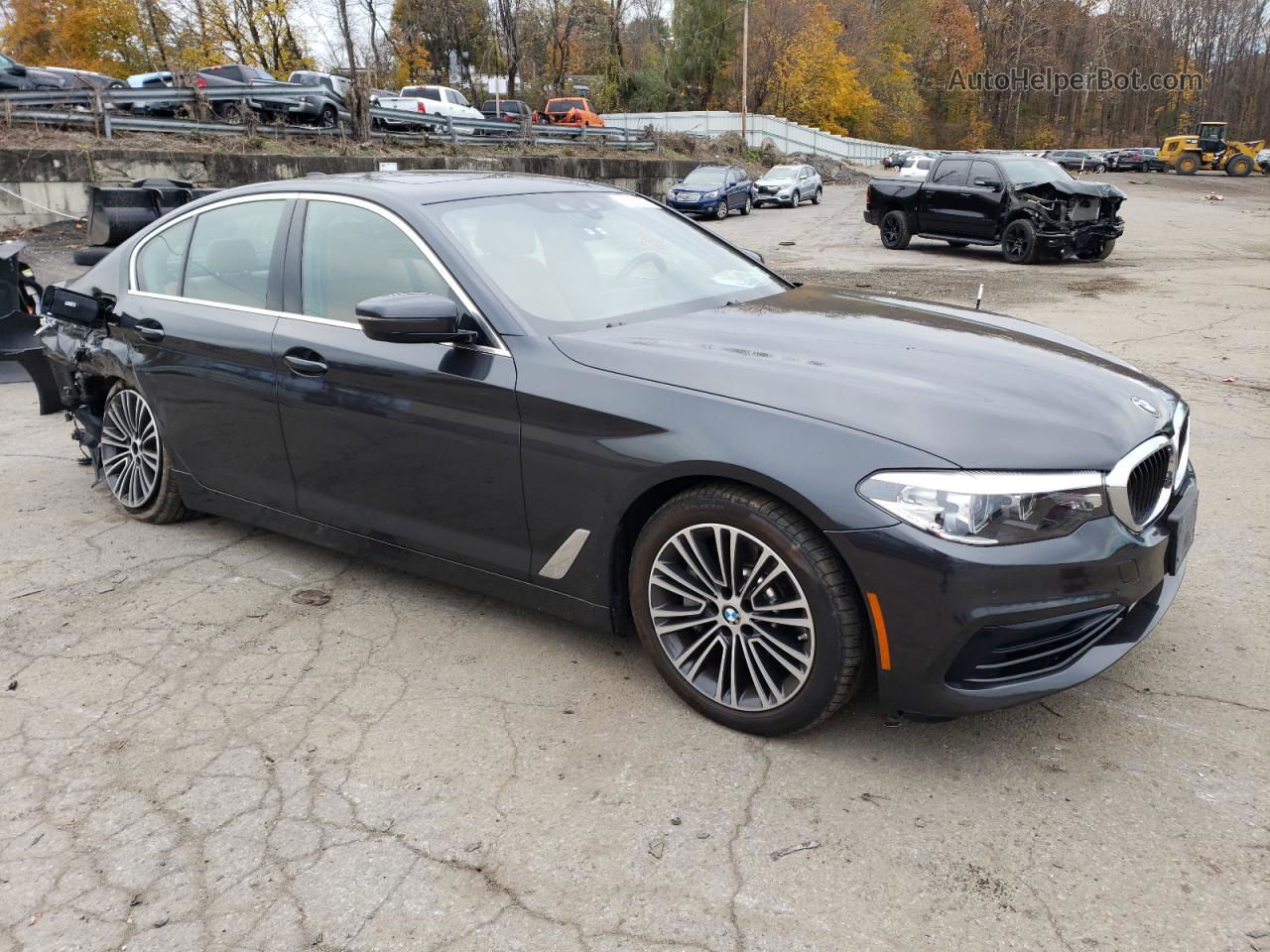 2020 Bmw 530 Xi Charcoal vin: WBAJR7C07LCE47992