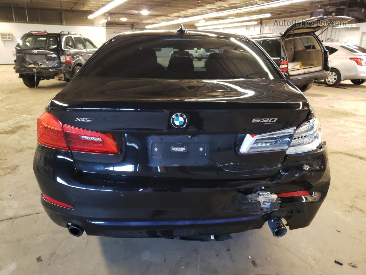 2020 Bmw 530 Xi Black vin: WBAJR7C08LWW56668