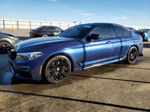 2020 Bmw 540 I Blue vin: WBAJS1C00LCD26657