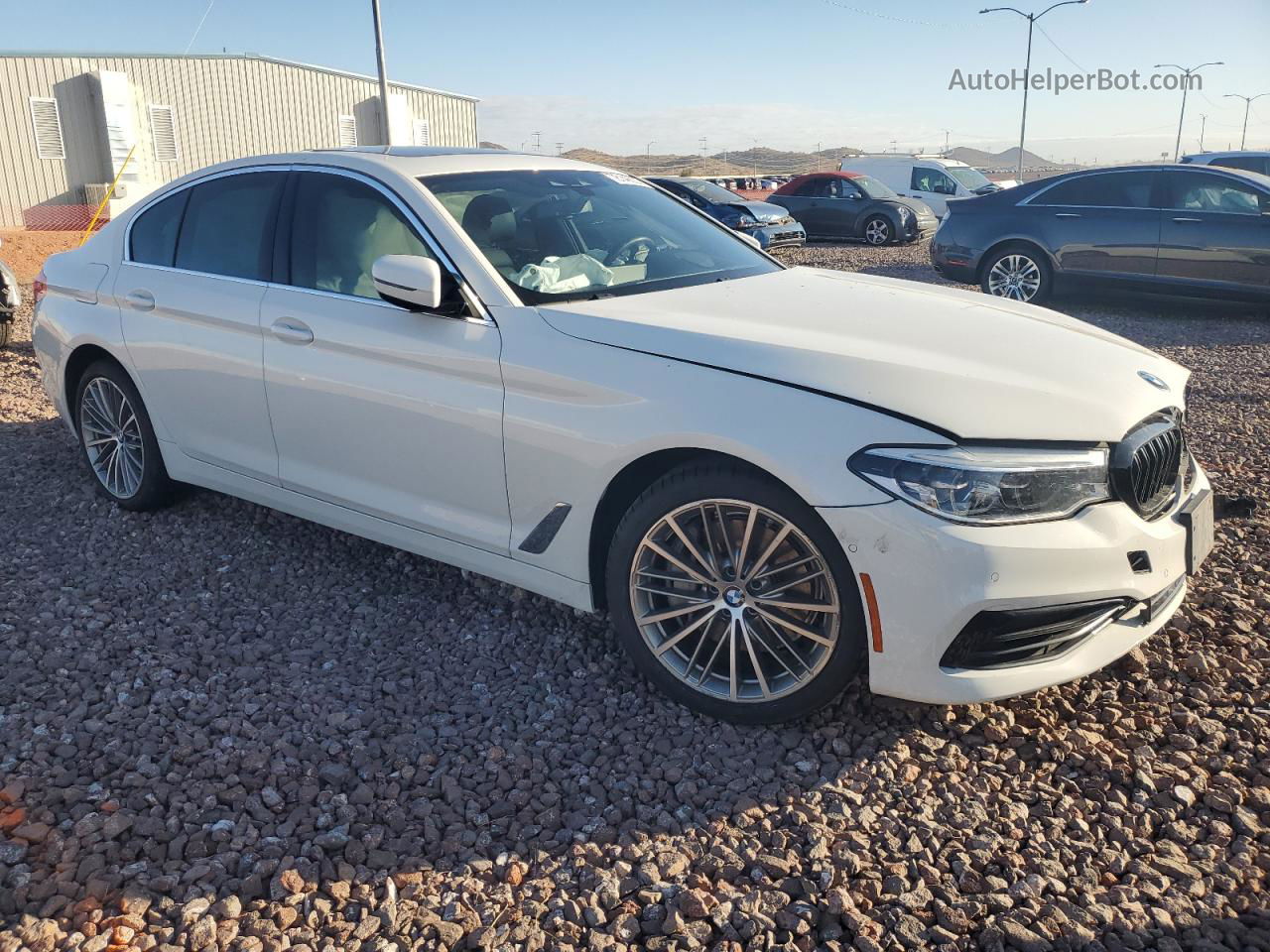 2020 Bmw 540 I White vin: WBAJS1C04LCE49703