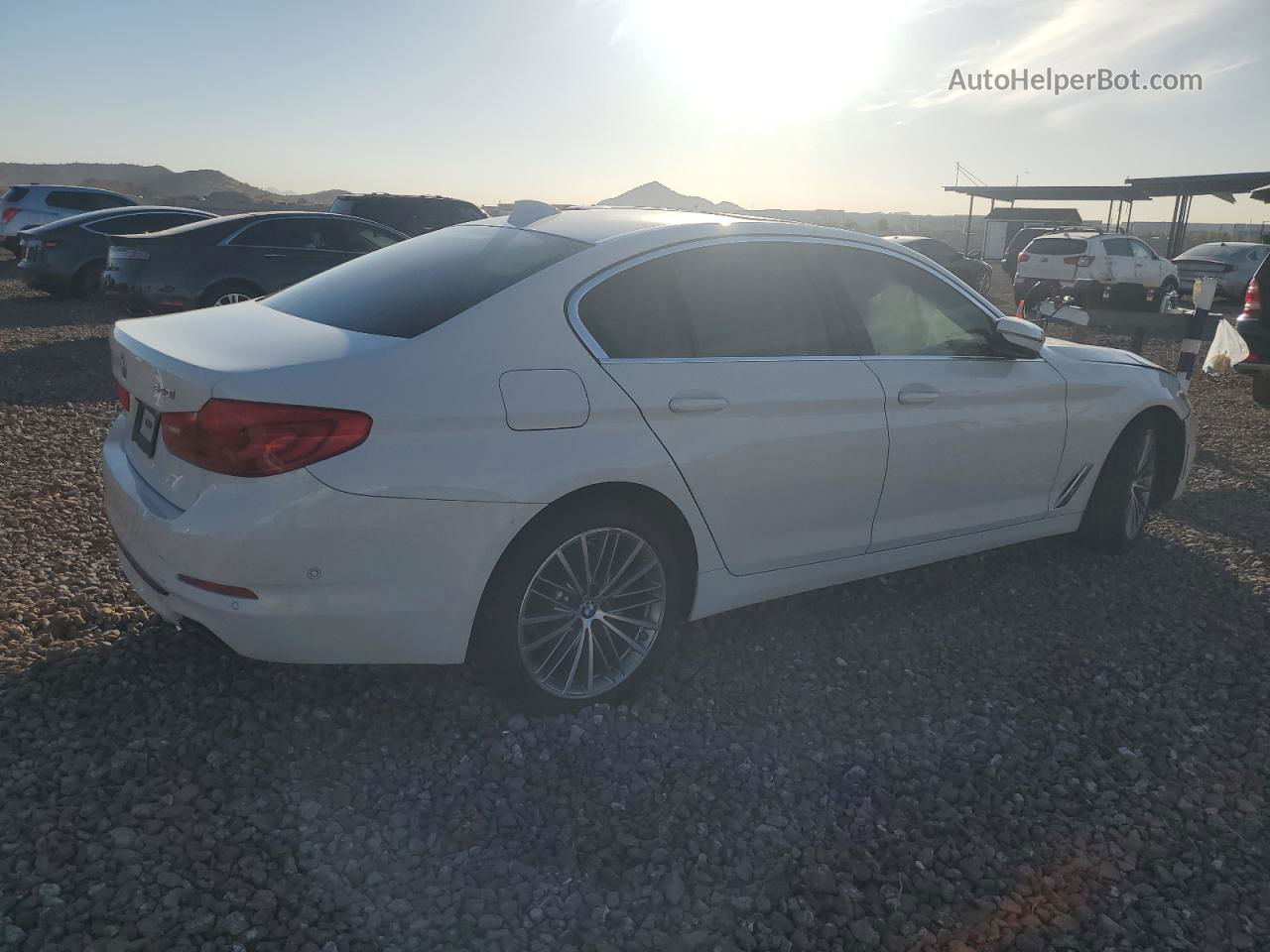 2020 Bmw 540 I White vin: WBAJS1C04LCE49703