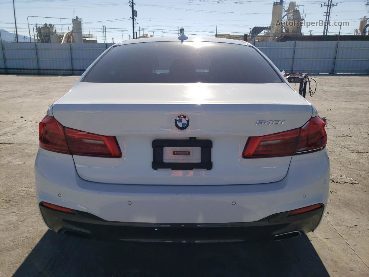 2020 Bmw 540 I White vin: WBAJS1C05LWW61795