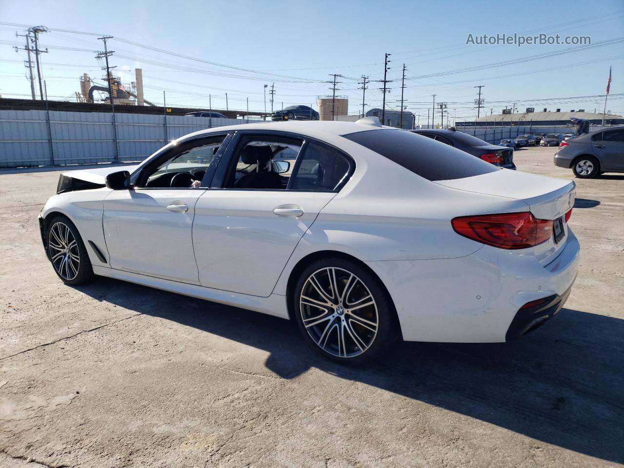 2020 Bmw 540 I White vin: WBAJS1C05LWW61795