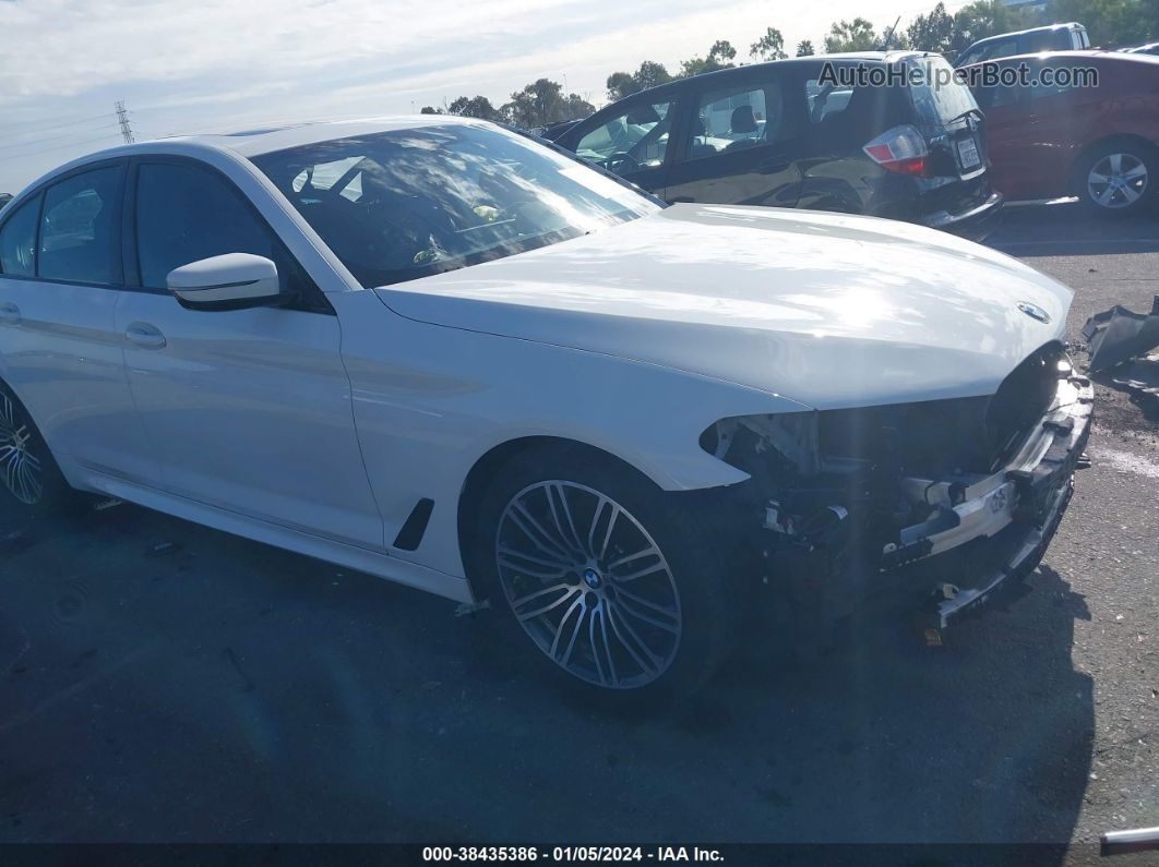 2020 Bmw 540i   White vin: WBAJS1C07LWW78789