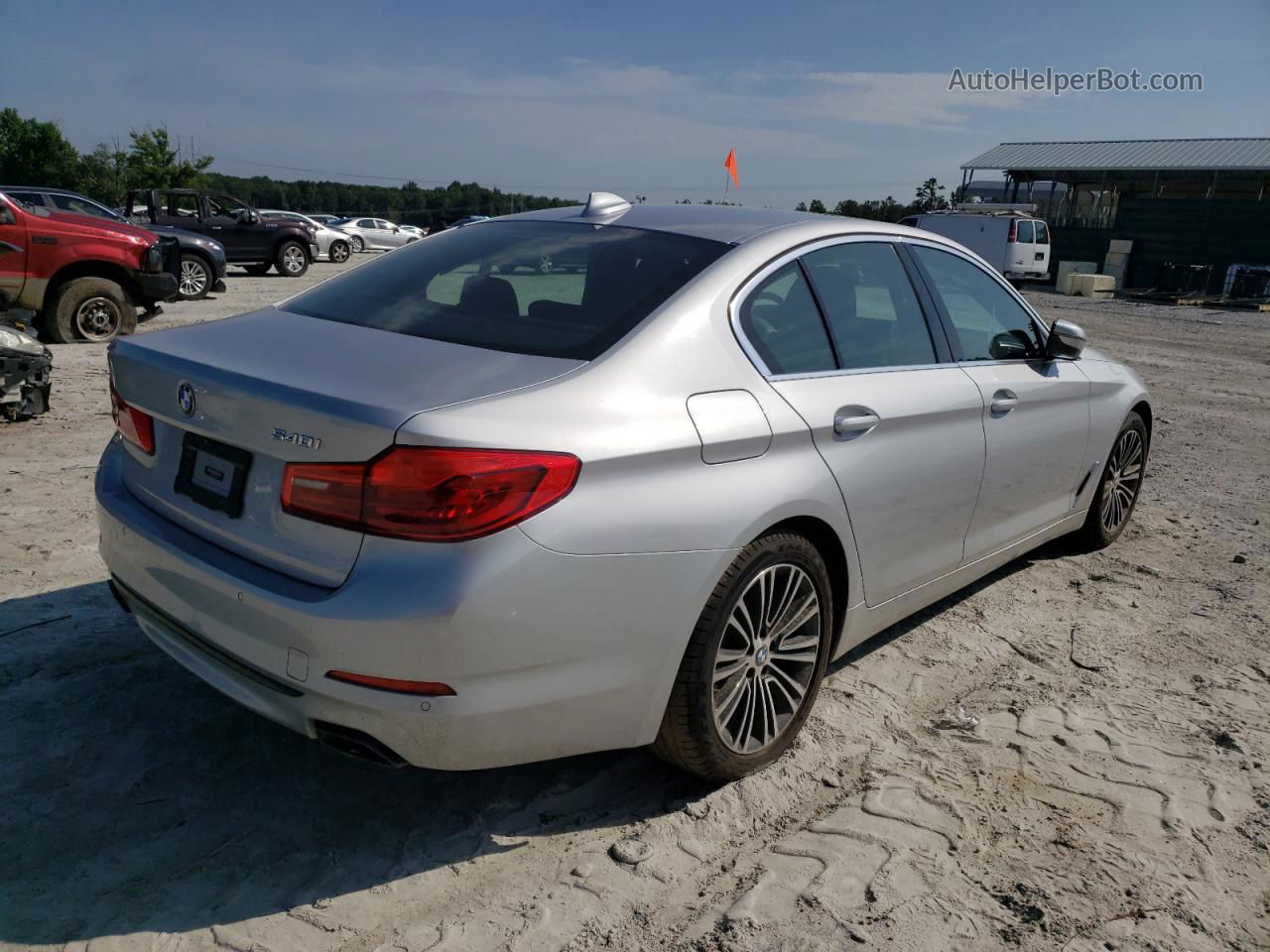 2020 Bmw 540 I Silver vin: WBAJS1C09LCD83908