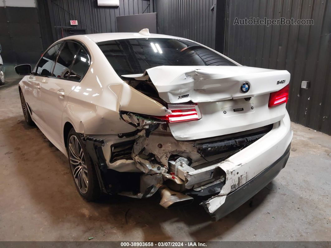 2020 Bmw 540i Xdrive White vin: WBAJS3C00LWW83750