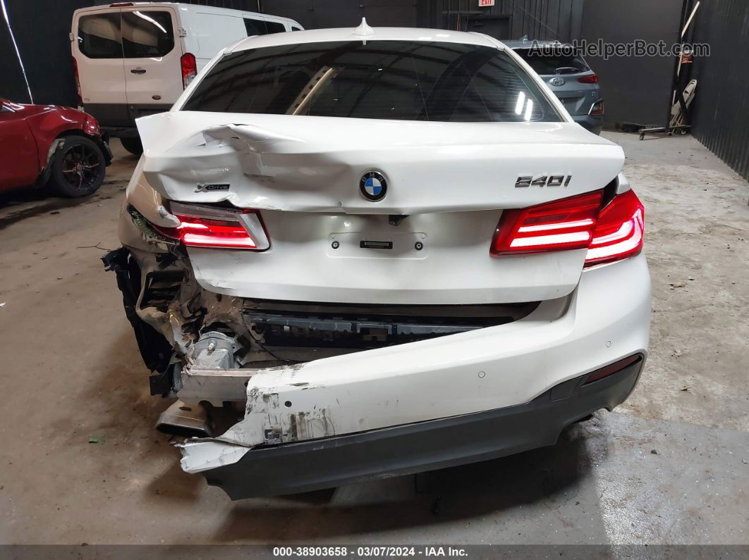 2020 Bmw 540i Xdrive White vin: WBAJS3C00LWW83750