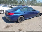 2020 Bmw 5 Series 540i Xdrive Blue vin: WBAJS3C01LWW69632