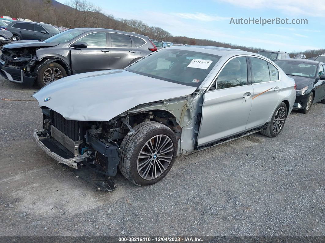 2020 Bmw 5 Series 540i Xdrive Silver vin: WBAJS3C02LWW81580