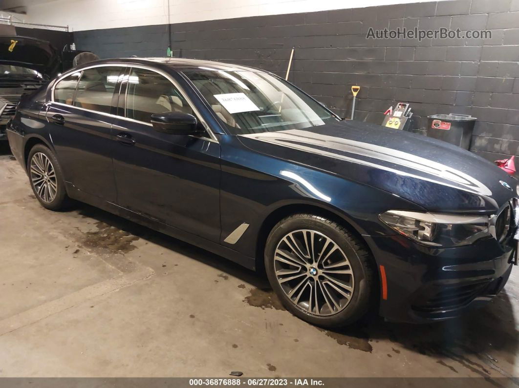 2020 Bmw 5 Series 540i Xdrive Blue vin: WBAJS3C04LCD76733