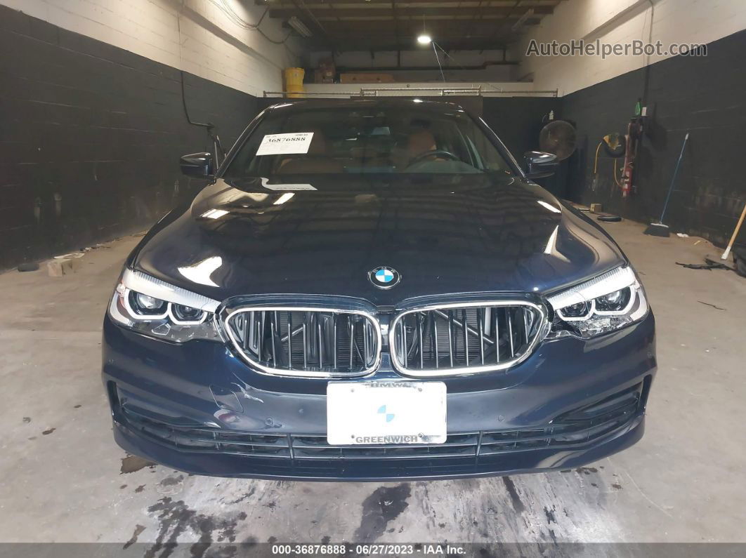 2020 Bmw 5 Series 540i Xdrive Blue vin: WBAJS3C04LCD76733