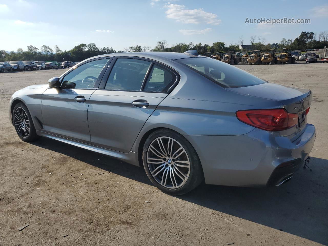 2020 Bmw 540 Xi Gray vin: WBAJS3C04LCE07060