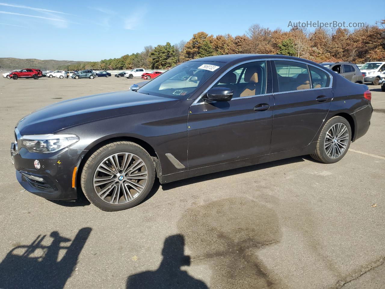 2020 Bmw 540 Xi Черный vin: WBAJS3C06LWW68959