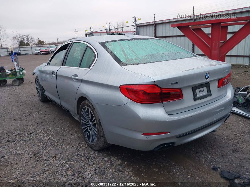 2020 Bmw 5 Series 540i Xdrive Silver vin: WBAJS3C06LWW74826