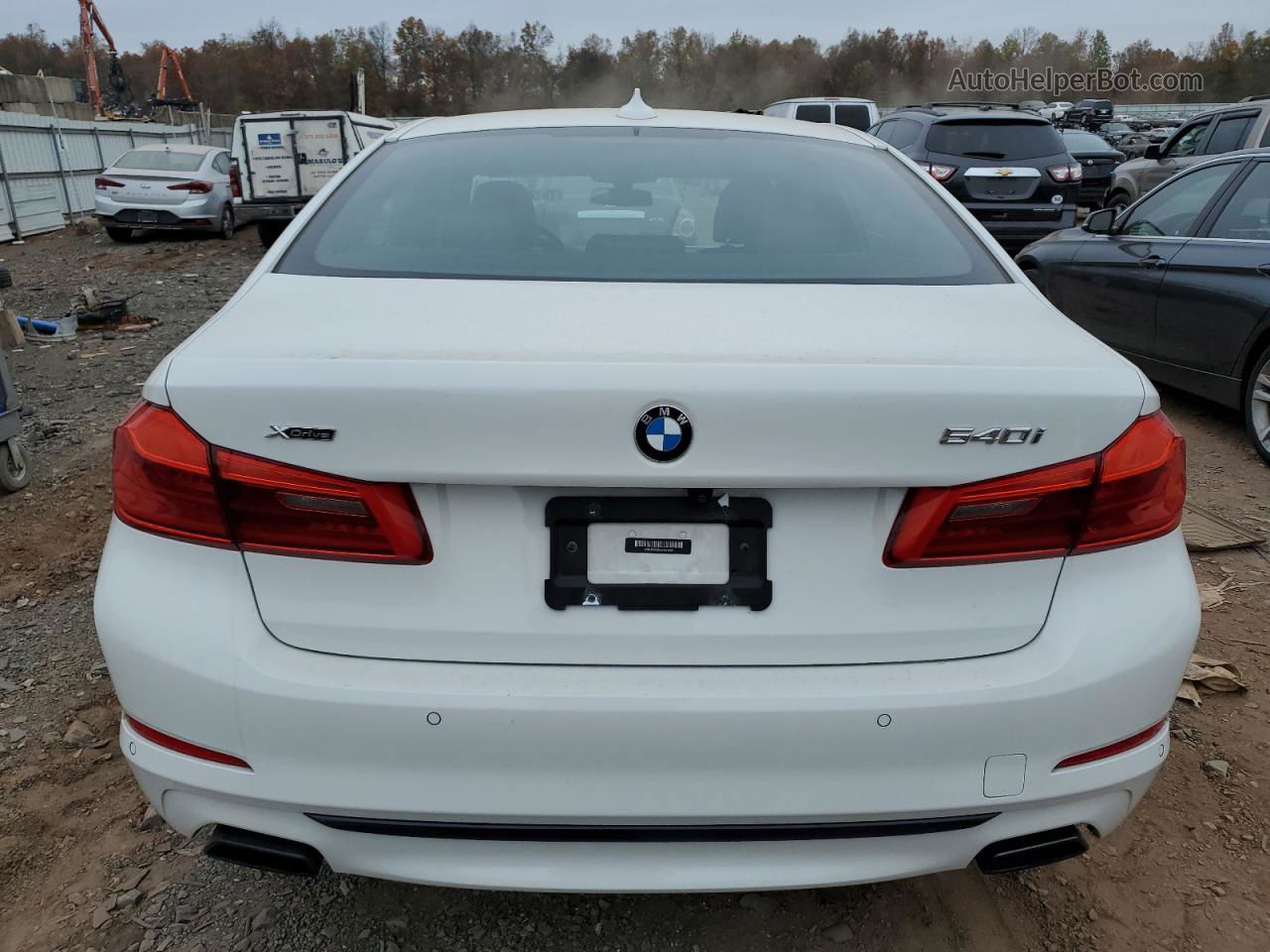 2020 Bmw 540 Xi White vin: WBAJS3C06LWW78830