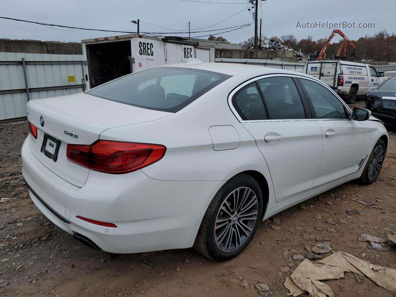 2020 Bmw 540 Xi White vin: WBAJS3C06LWW78830