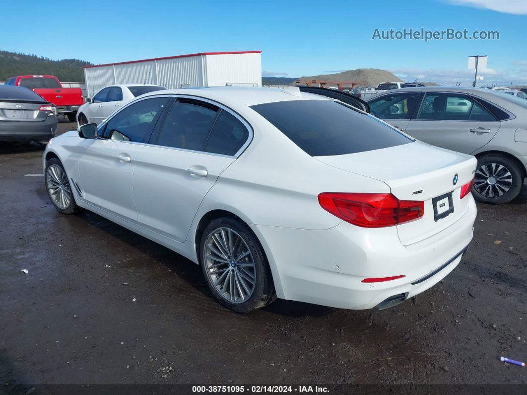 2020 Bmw 540i Xdrive White vin: WBAJS3C07LCE21101