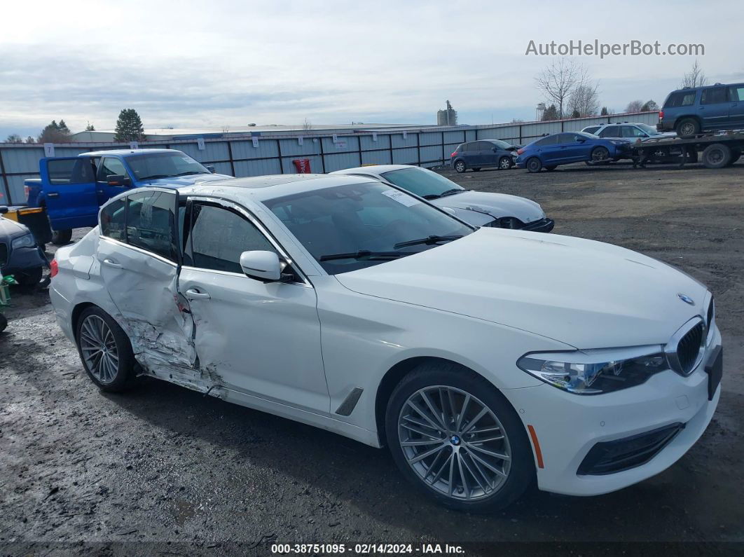 2020 Bmw 540i Xdrive White vin: WBAJS3C07LCE21101