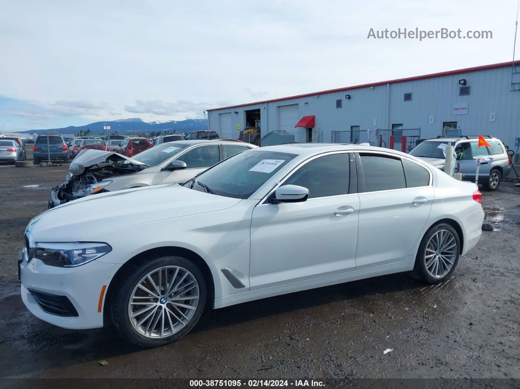 2020 Bmw 540i Xdrive White vin: WBAJS3C07LCE21101