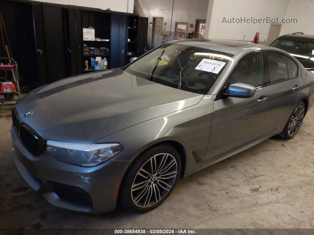 2020 Bmw 540i Xdrive Gray vin: WBAJS3C07LWW67268