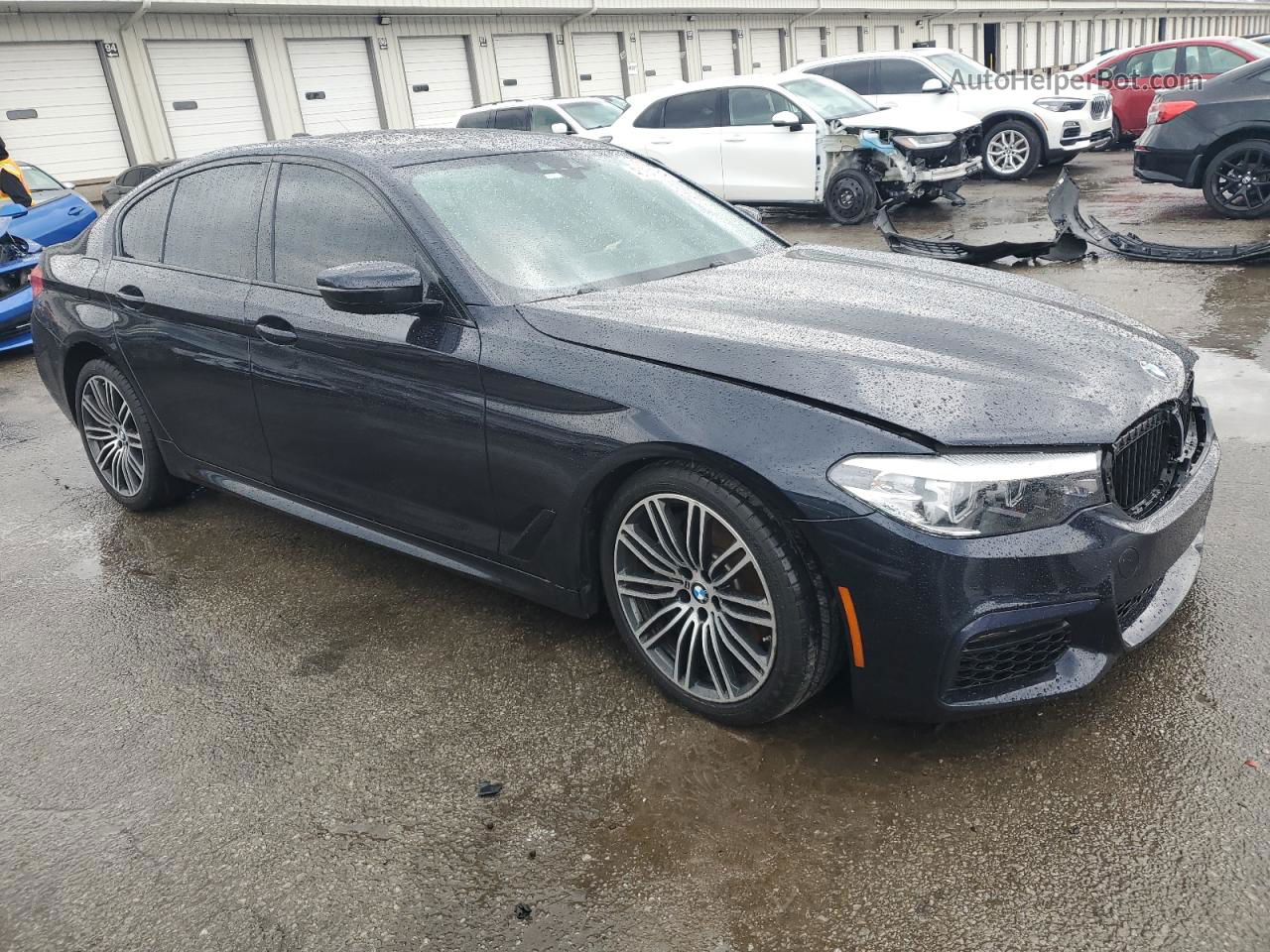 2020 Bmw 540 Xi Синий vin: WBAJS3C08LWW85102