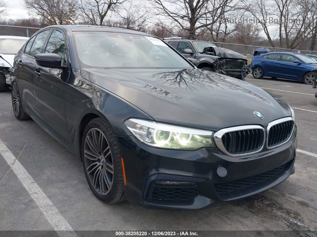 2020 Bmw 5 Series 540i Xdrive Black vin: WBAJS3C09LWW83679