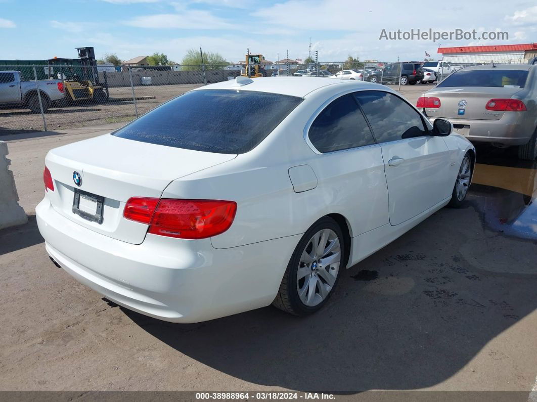 2012 Bmw 328i   White vin: WBAKE3C51CE770361