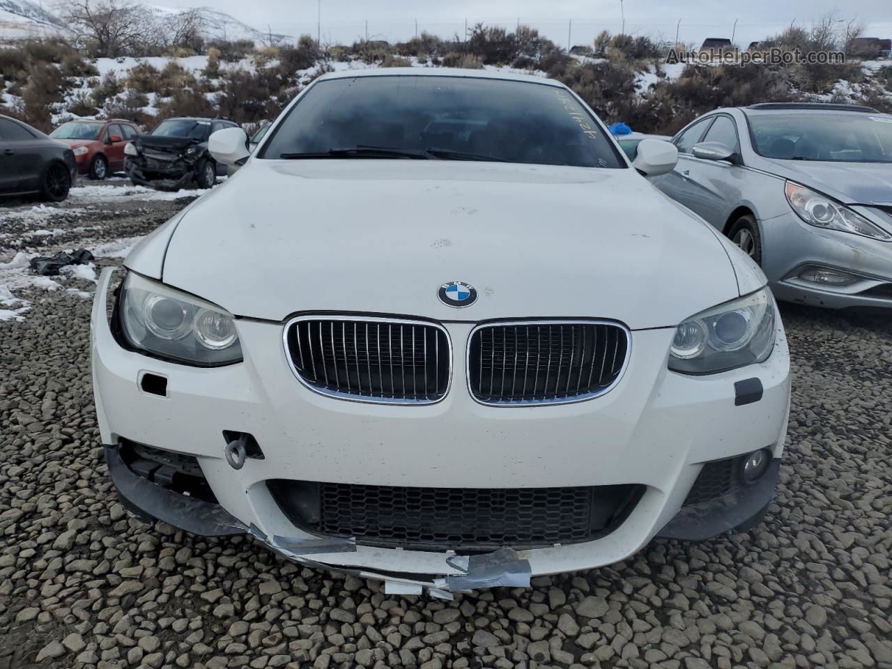 2012 Bmw 328 I White vin: WBAKE3C54CE770421